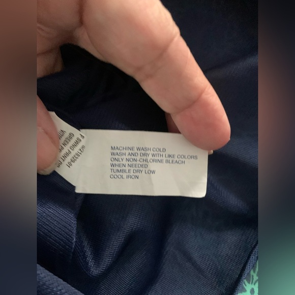 GAP Green and Navy Heart Dress XXL - Picture 12 of 15